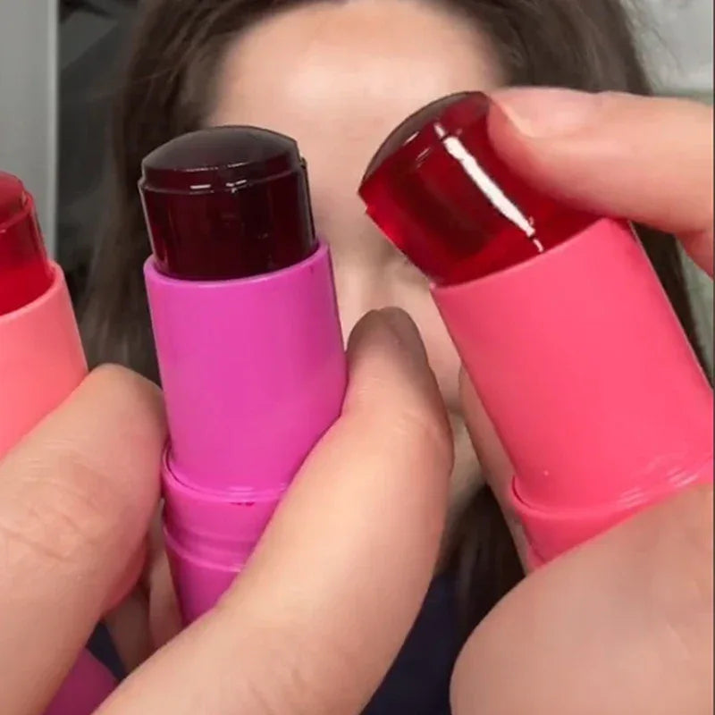 JellyGlow Lip & Cheek Stick - Long Lasting Blush Cream - My Vixen Vault