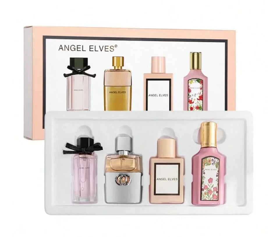 High Quality Perfume Women 120ml Perfumes Feminino Gift Box 4Pcs Set Parfum Femme Lasting Fragrance Floral Fruity Scent Spray
