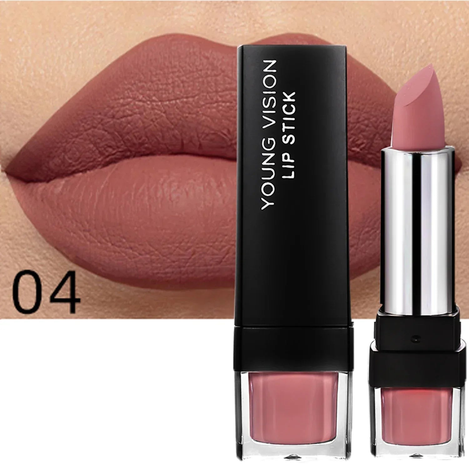 6-Color Matte Lipstick , Non-Fading, Non-Stick Cup Long-Lasting Velvet Finish, Smooth Matte Lip Color Waterproof Smudge-proof - My Vixen Vault