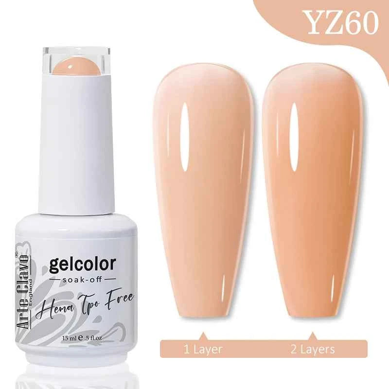 Arte Clavo Hema Free TPO Free UV Gel Nail Polish Semi-Permanent Nail Art Manicure Soak off Nail Varnish Nail Supplies