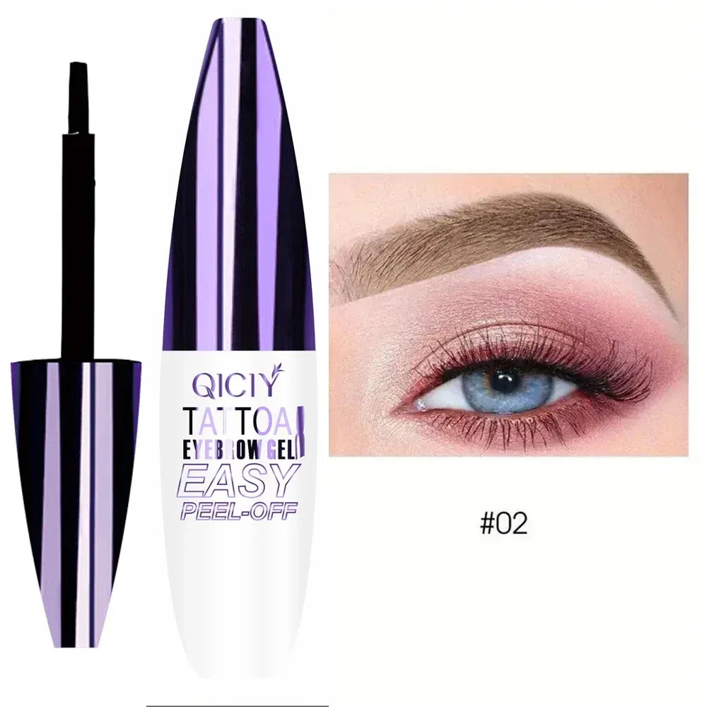 Lasting 3 Days Tattoo Easy Peel Off Eyebrow Gel Cream Types Long-Lasting Smudge-Proof Sweat Resistant Waterproof Cosmetics - My Vixen Vault