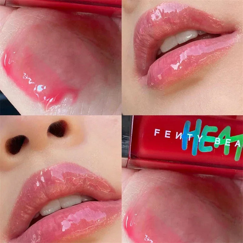 Fashion Fenty Beauty Lip Glaze Moisten Shine Glitter Lip Plumper Makeup For Beginner Liquid Lipstick Female Makeup Cosmetics - My Vixen Vault