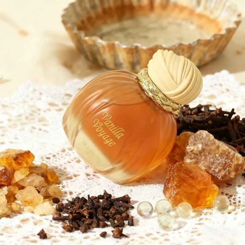 100ml Unisex Oriental Perfume Long Lasting Sweet Warm Fragrance Luxury Aroma with Caramel Jasmine Honey Amber Vanilla Musk Notes.