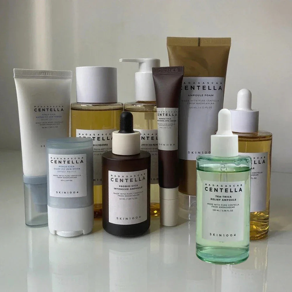 Skin1004 Angel Skin Care - Centella Asiatica Essence/Eye Cream/Cleanser/Sun Cream/Toner, Moisturizing, Brightening, Korean Skin - My Vixen Vault