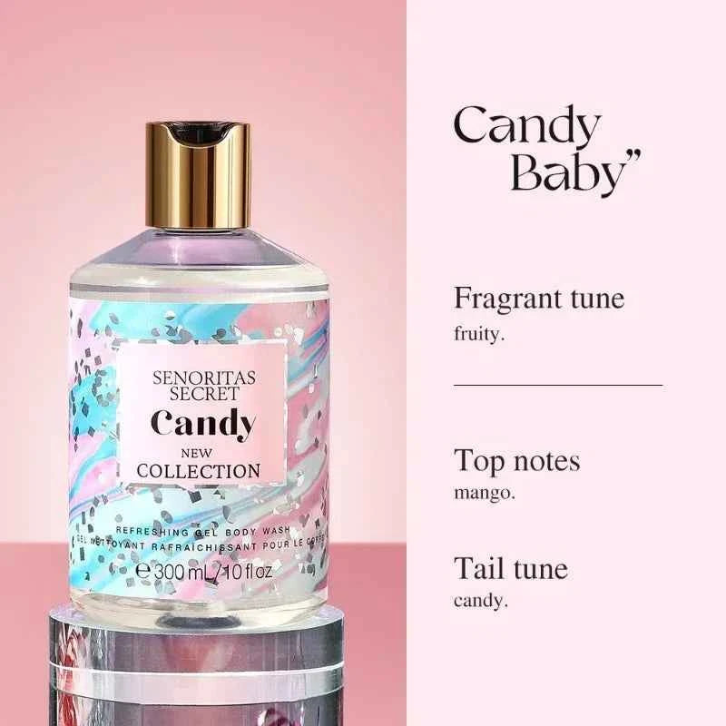 300ml Victoria Fragrance Shower Gel Lasting Fragrance Secret Language of Love Moisturizing&oil Controlling Deep Cleaning