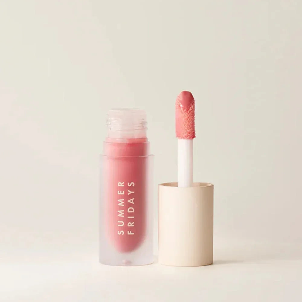 Summer Fridays Lip Balm Moisturizing Mirror Lip Gloss Lip Vanilla Pink Sugar Pink Guava Smell Lipstick Transparent Oil Makeup - My Vixen Vault