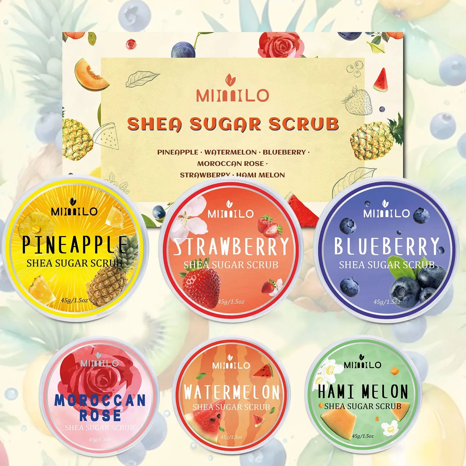 SHEA SUGAR SCRUB, exfoliating scrub, smooth and beautiful skin, moisturizing and nourishing care, can be used on the whole body.