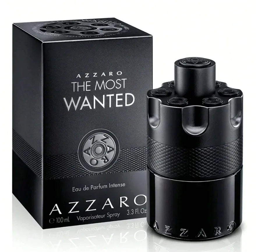 AZZARO The Most Wanted Eau de Parfum Intense – Woody & Spicy Cologne for Men with Fougère and Ambery Notes Amber Wood, Cardamom - My Vixen Vault