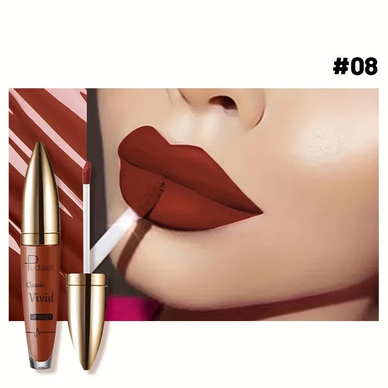 High Pigmented Matte Lip Glaze - Long-Lasting, Smudge Proof, Liquid Lipstick Makeup Valentine's Day Gifts, Women's Day Gift - My Vixen Vault