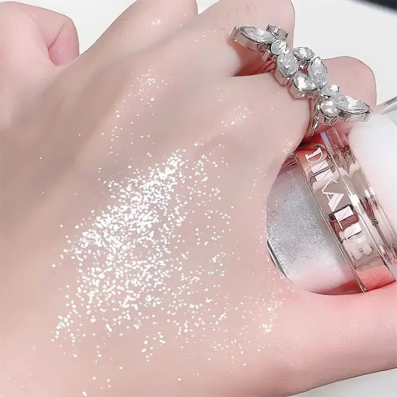 Glitter Fairy Highlight Pat Powder Bride Wedding Highlight Powder Body Glitter Powder To Create Sparkle Makeup,for Gift/Party - My Vixen Vault