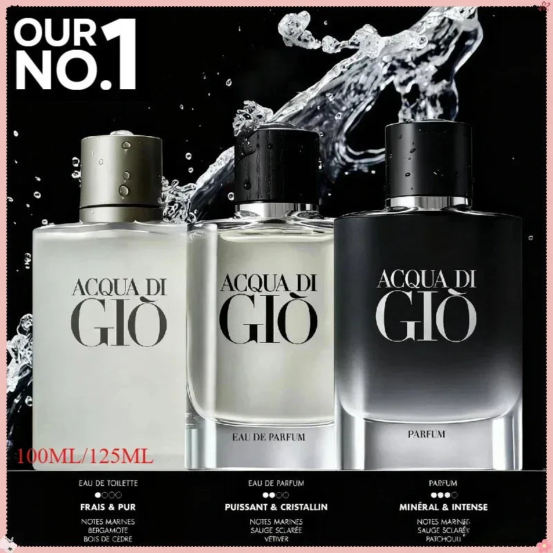 Brand Inspired Giorgio Acqua di Gio Pour Homme Eau de Toilette, Aquatic Fresh Fragrance for Men, Long Lasting Masculine Scent - My Vixen Vault