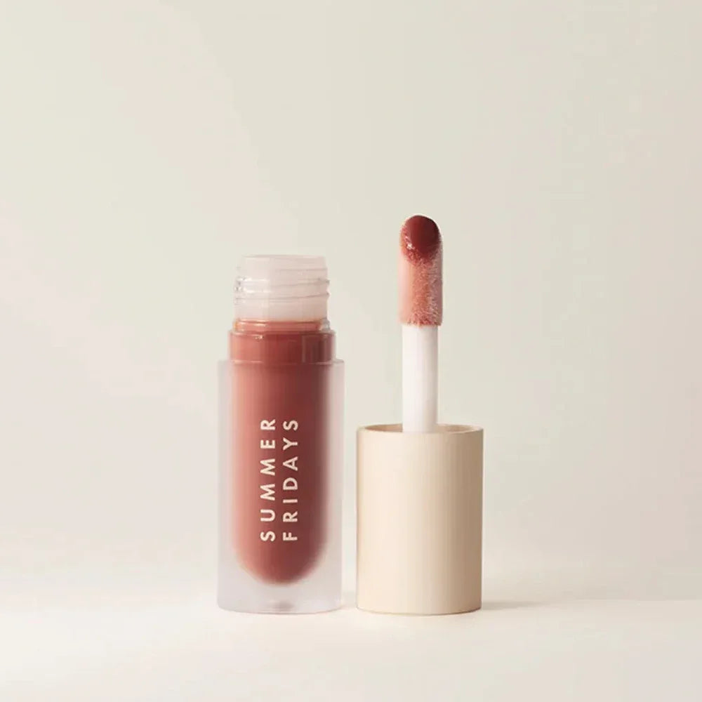 Summer Fridays Lip Balm Moisturizing Mirror Lip Gloss Lip Vanilla Pink Sugar Pink Guava Smell Lipstick Transparent Oil Makeup - My Vixen Vault