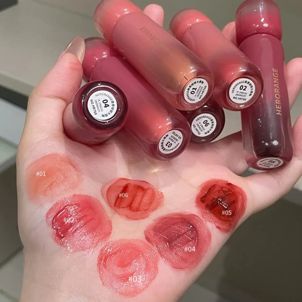 Smoked Grape Purple Red Lip Glaze Mirror Water Lip Gloss Moisturizing Liquid Lipstick Clear Tint Makeup Korean Women Cosmetics - My Vixen Vault