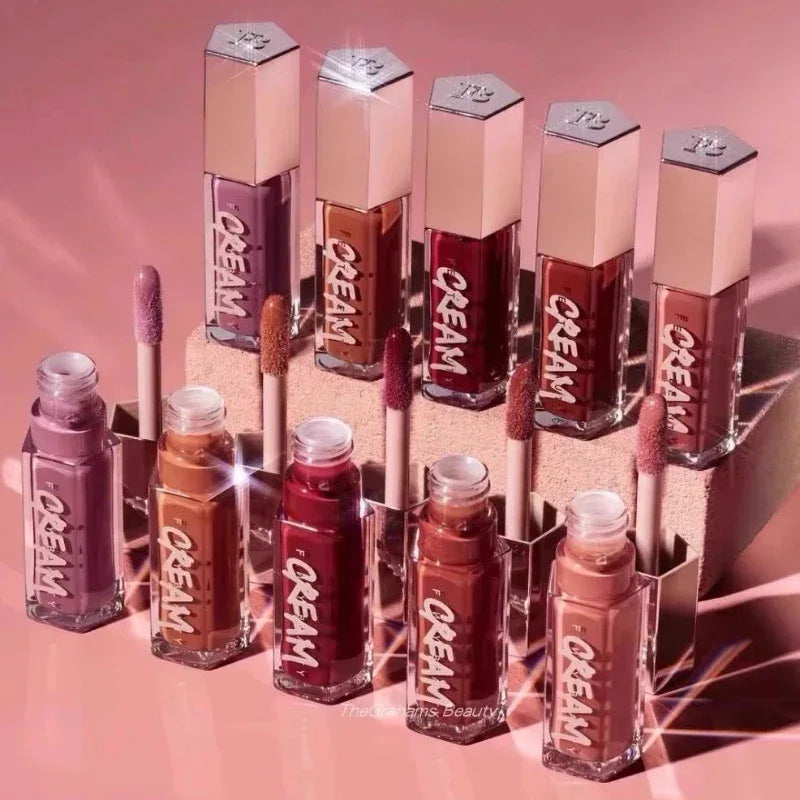 Fashion Fenty Beauty Lip Glaze Moisten Shine Glitter Lip Plumper Makeup For Beginner Liquid Lipstick Female Makeup Cosmetics - My Vixen Vault