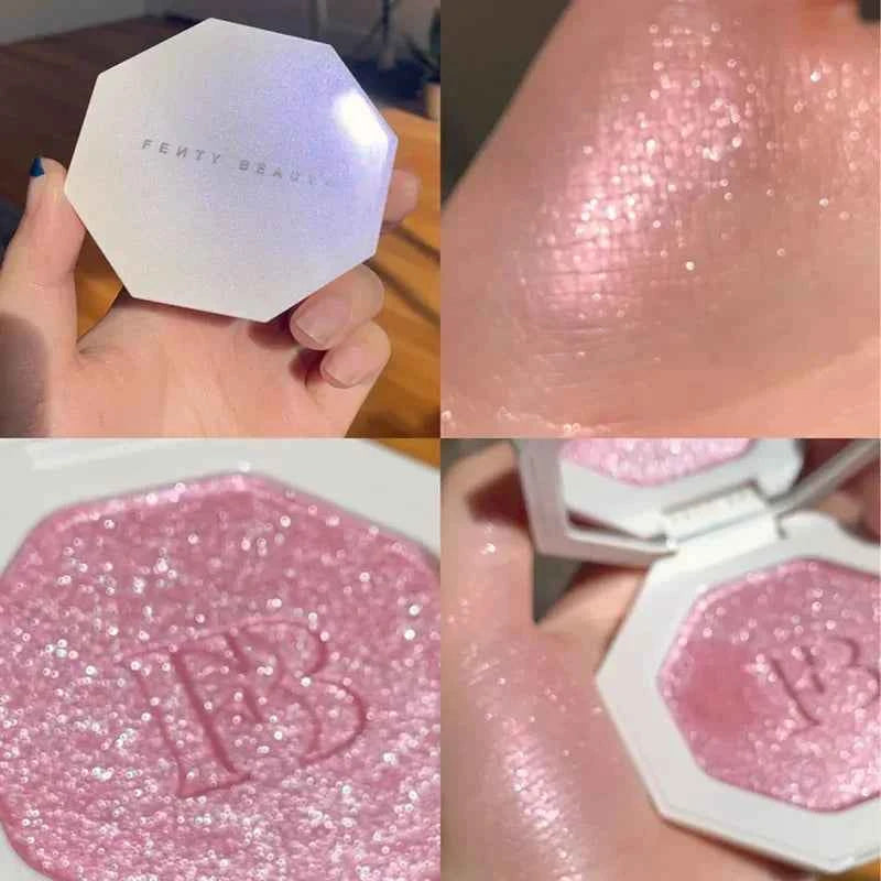 Fenty Beauty Popular High Gloss Brightening Facial Effect Stereoscopic Facial Makeup Create A 3D Sparkling Diamond Light Effect