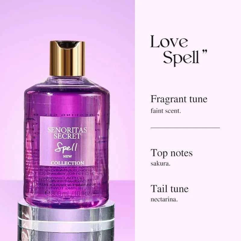 300ml Victoria Fragrance Shower Gel Lasting Fragrance Secret Language of Love Moisturizing&oil Controlling Deep Cleaning