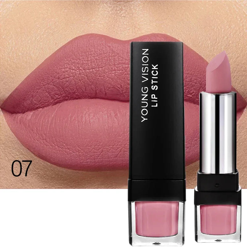 6-Color Matte Lipstick , Non-Fading, Non-Stick Cup Long-Lasting Velvet Finish, Smooth Matte Lip Color Waterproof Smudge-proof - My Vixen Vault