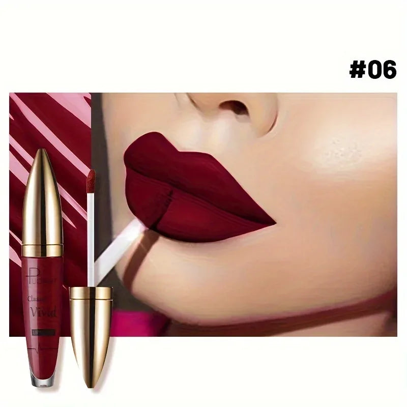 High Pigmented Matte Lip Glaze - Long-Lasting, Smudge Proof, Liquid Lipstick Makeup Valentine's Day Gifts, Women's Day Gift - My Vixen Vault