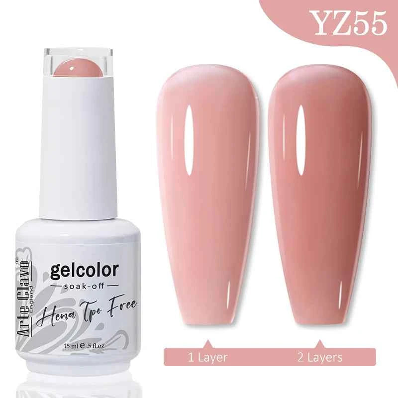 Arte Clavo Hema Free TPO Free UV Gel Nail Polish Semi-Permanent Nail Art Manicure Soak off Nail Varnish Nail Supplies