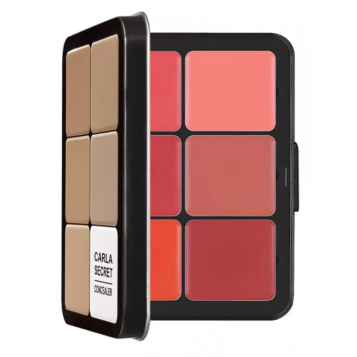 12-color iron box concealer blush cream matte highlight contour makeup all-in-one palette - My Vixen Vault
