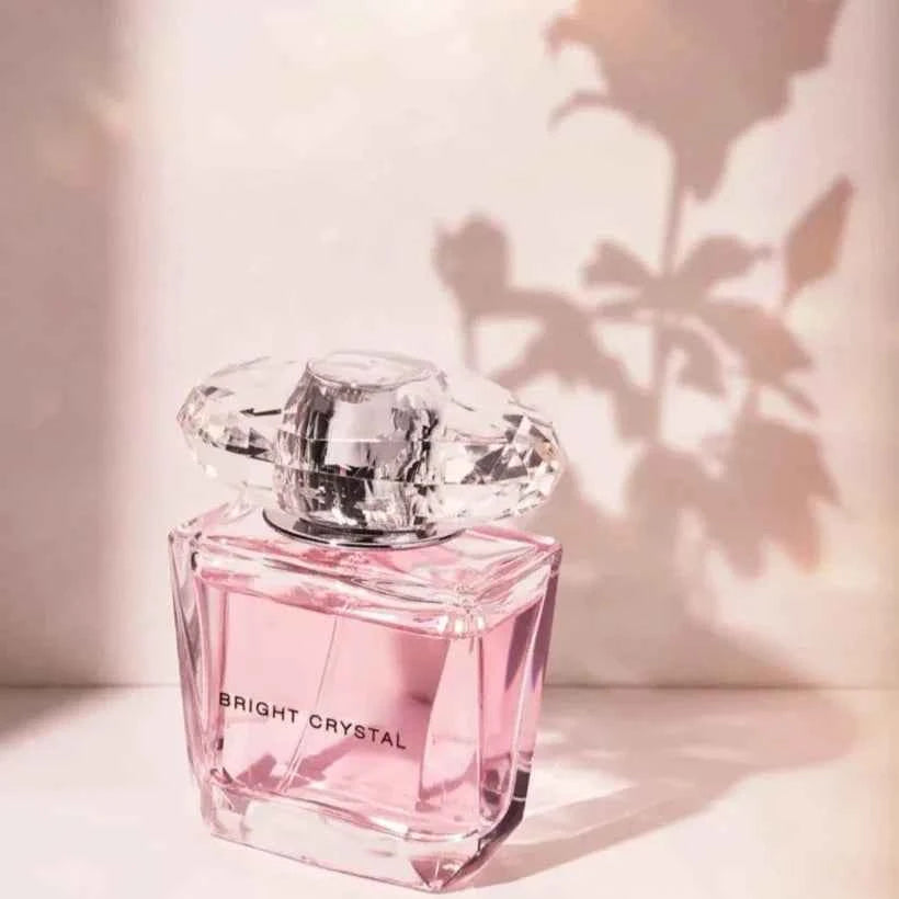 Crystal Diamond Bottle Perfume 90ML for Women - Long Lasting Elegant Floral Scent, Romantic & Light Fragrance Perfect for Dating