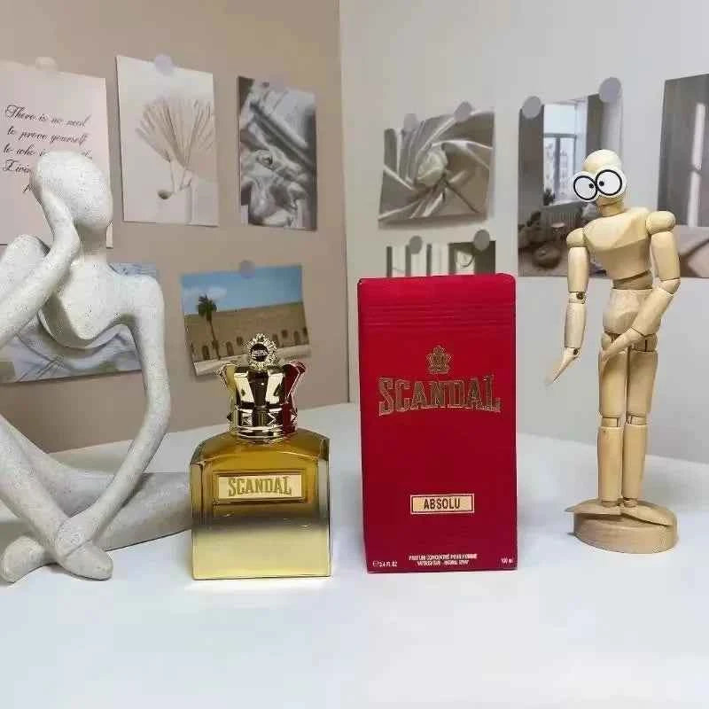 80ml/100ml Men's Eau De Parfum Long Lasting Oriental Woody Fragrance with Vetiver Tonka Leather Sandalwood for Elegant Appeal