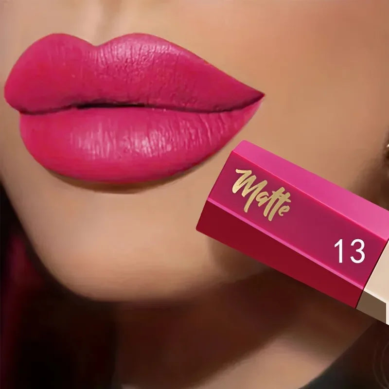 Waterproof Matte Velvet Lip Tint - Long-Lasting Nude Lip Glaze, Festive Exclusive, Valentine's Day Gift - My Vixen Vault
