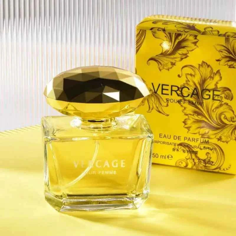 50ML Osmanthus Peony and Pomegranate Fragrance Perfume for Women Crystal Diamond Series Light and Elegant Scent Parfum.