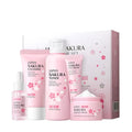 5/3pcs/Set Sakura Skin Care Sets Face Cream Serum Toner Facial Cleanser Sunscreen Eye Cream Gift Box Face Skin Care Set Product - My Vixen Vault