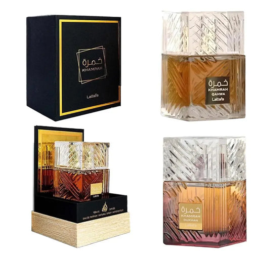 100ml Original Qahwa Khamrah For Men Woody Cologne Light Fragrance Arabian Charm Unisex Men Perfume Couple Date Eau De Toilette - My Vixen Vault