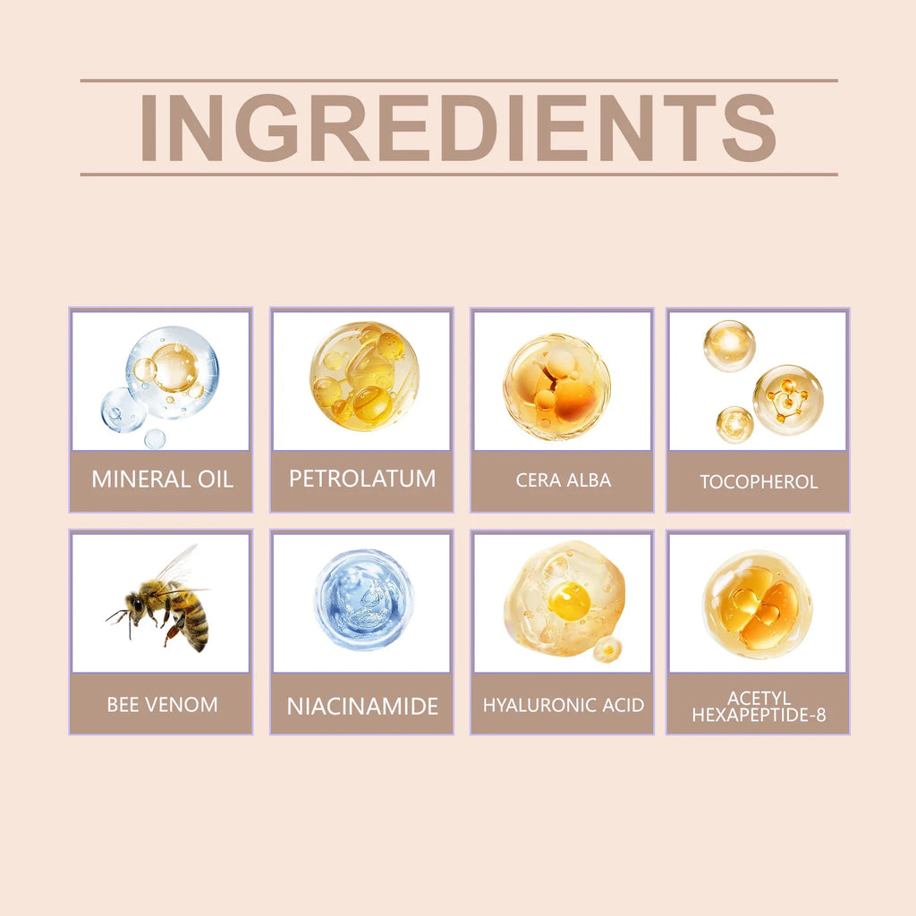 HOYGI Bee Venom Cream Stick Nourishing Firming Skin Fade Fine Lines Reduce Wrinkles Increase Elasticity Revitalizing Skin Care - Beauty Collection Studio