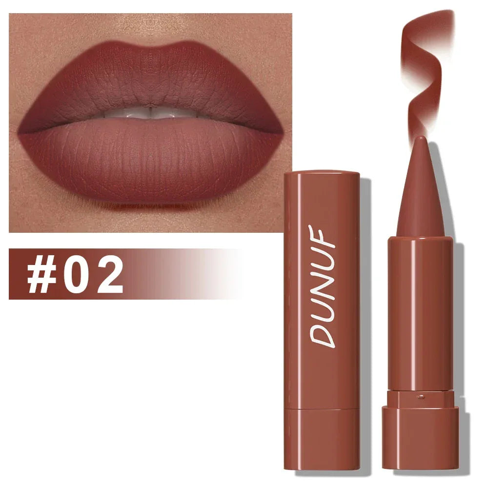 Gradient Lip Liner Pen with Matte Velvet Finish Smooth Application Lipstick for Defined and Elegant Lips - My Vixen Vault