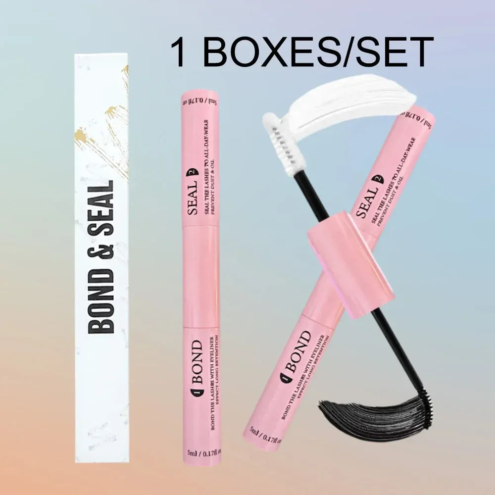 Lash Bond and Seal 10ml Individual Lashes Glue and Seal Super Strong Hold Lash Extension and Lash Glue Remover 5ml Tweezers Kit - My Vixen Vault