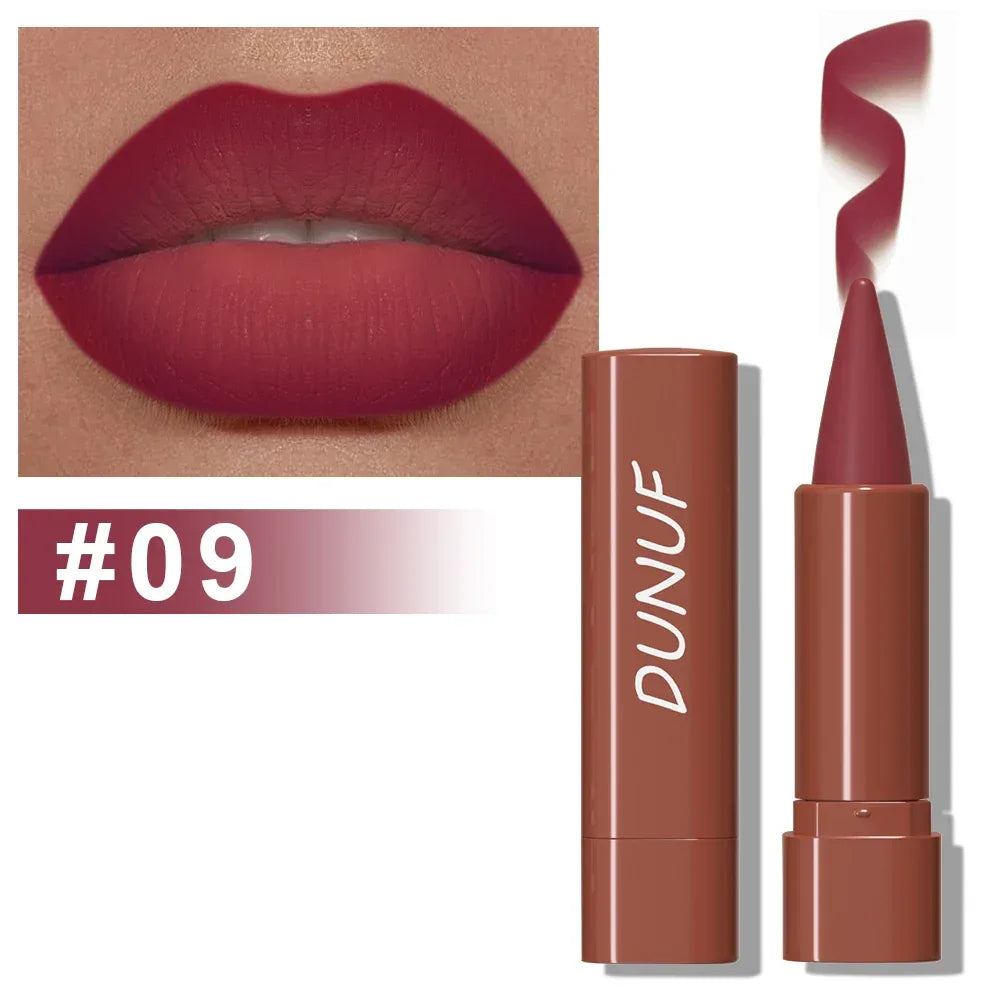 Gradient Lip Liner Pen with Matte Velvet Finish Smooth Application Lipstick for Defined and Elegant Lips - My Vixen Vault