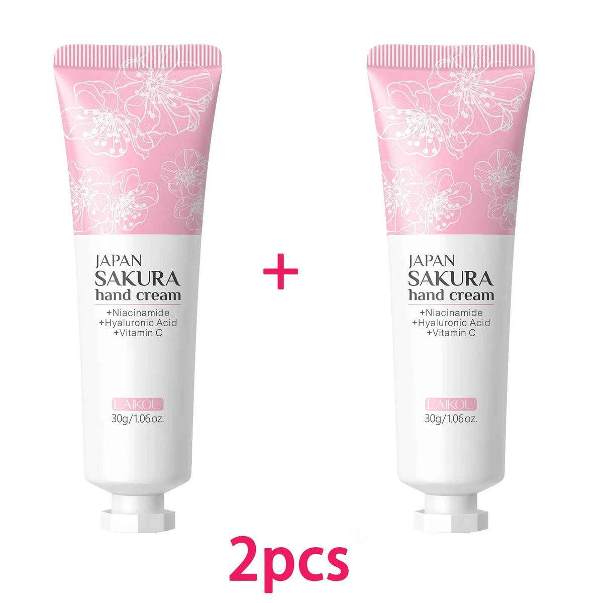 LAIKOU Sakura Hand Cream Whitening Wrinkle Removal Anti-crack Moisturizing  Greasiness Intensive Repair Hand Gream 30g