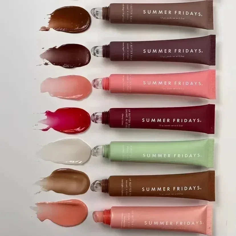 HOT Fashion 10 Color Summer Fridays Lip Balm Moisturizing Smooth Soft Lips Cosmetics Hot Cocoa Iced Coffee Makeup Lip Care Suit - My Vixen Vault