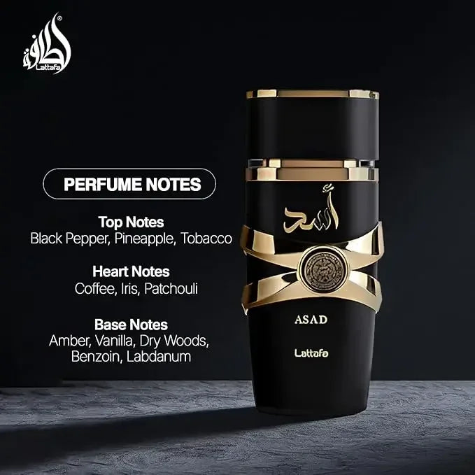 Lattafa Asad for Men Pheromone fragrance Arabian women's perfume Pheromone cologne for man Attract the opposite sex Birthday - My Vixen Vault