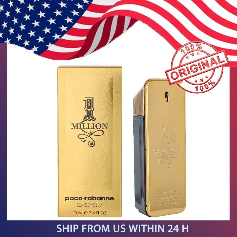 1 Million By Paco Rabanne For Men's Eau De Toilette TESTER 3.4 fl oz 100 ml Men's Cologne New in Box USA - My Vixen Vault