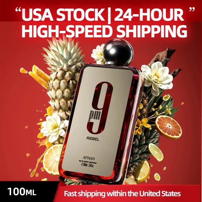 Original Afnan 9PM Eau de Parfum, Inspired Luxury Fragrance for Men, Sweet Vanilla & Amber Scent, Long Lasting Niche Perfume - My Vixen Vault