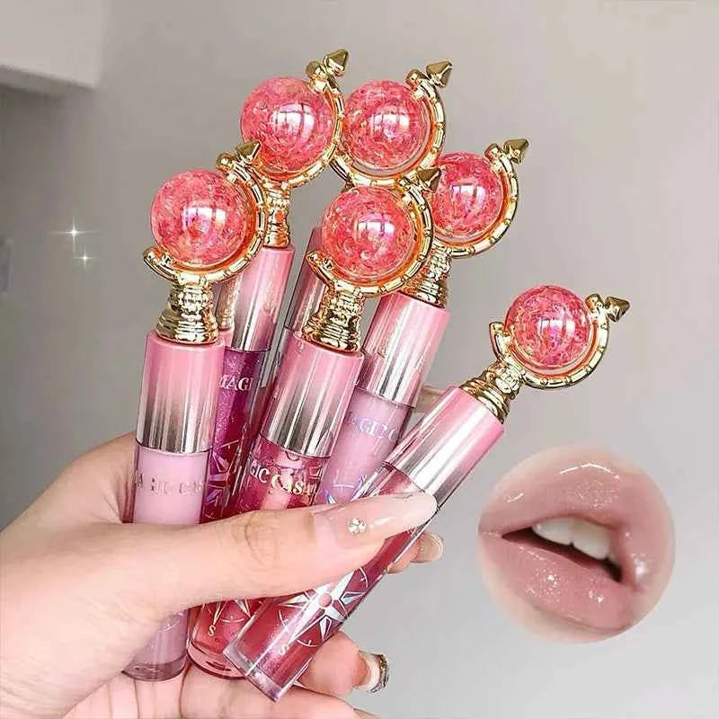 MAGIC CASA Shimmering Lip Gloss — Hydrating and Moisturizing, Mirror Finish, Plumping Glass-Like Lips.