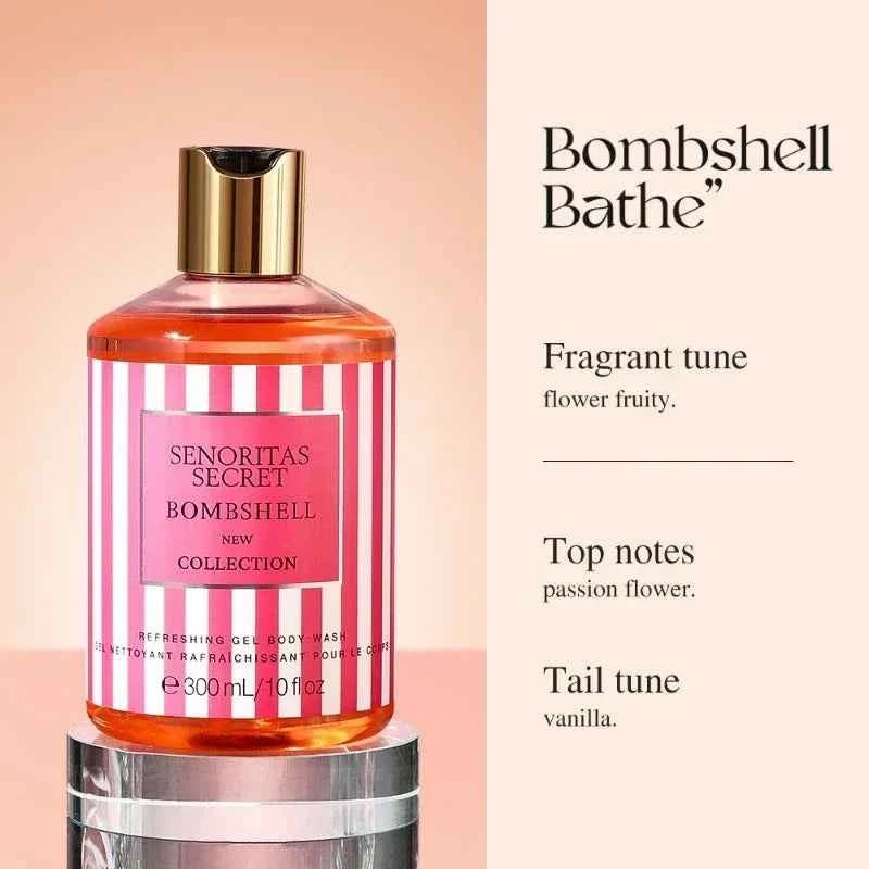 300ml Victoria Fragrance Shower Gel Lasting Fragrance Secret Language of Love Moisturizing&oil Controlling Deep Cleaning