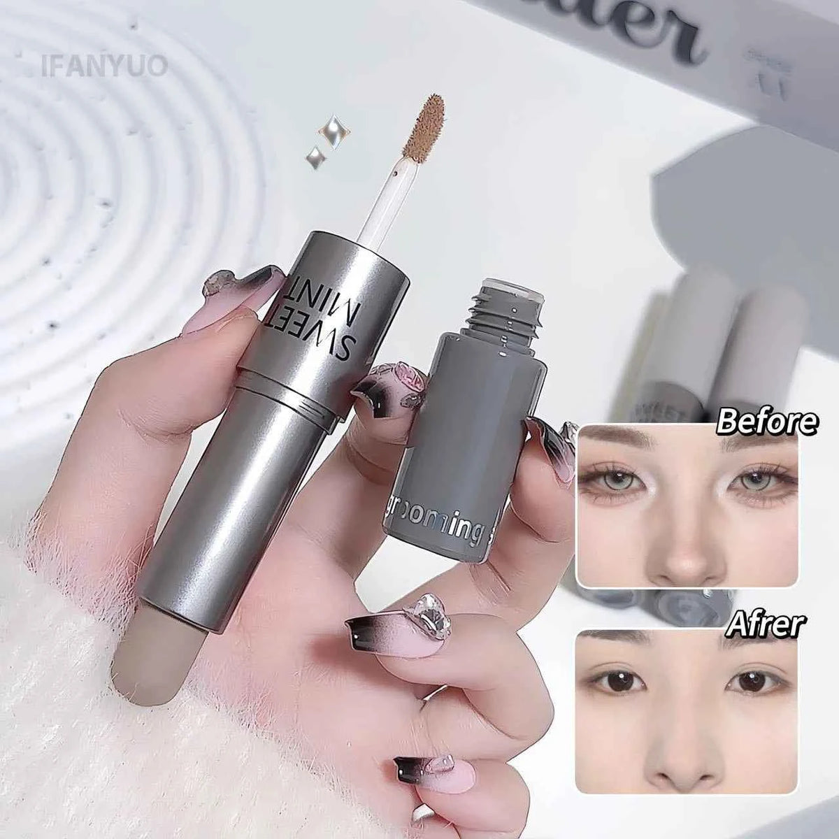 Moisturizing Matte Concealer Contour Stick Smooth Lasting 3D Nose Shadow Waterproof Face Highlight Brighten Contour Makeup.