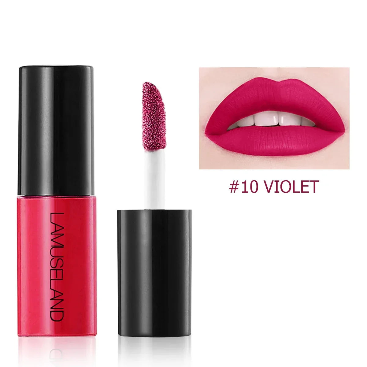 Mini 12 Colors Liquid Lip Gloss Waterproof Non-stick 24 Hours Long Lasting Velvet Matte Lipstick Lip Gloss Cosmetic Makeup Care - My Vixen Vault