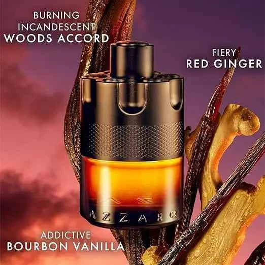 Azzaro The Most Wanted Parfum Intense Mens Cologne - Spicy & Seductive Fragrance for Date Night Lasting Wear Women's Perfume