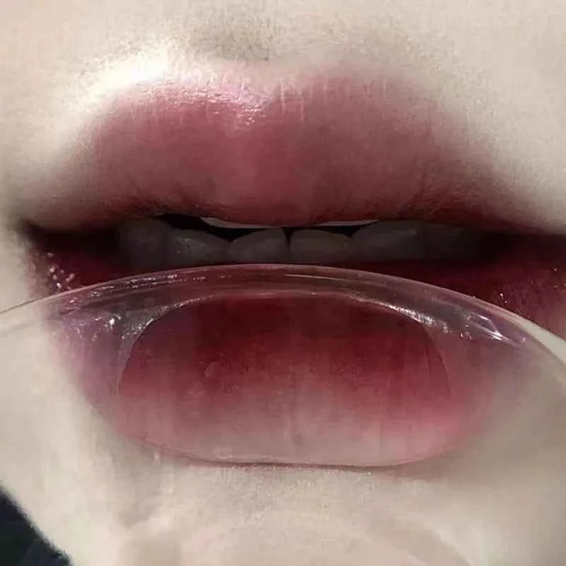 Silver Tube Five-color Clear Water Gloss Lip Gloss Moisturizing Mirror Crystal Jelly Lip Glaze Watery Texture Lip Tint Makeup.