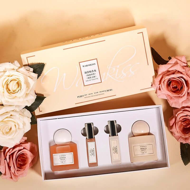 High-End Four-Piece Gift Box Meow Perfume for Women Long-Lasting Light Perfume Fragrance Fresh Temptation Student Girl Gift - My Vixen Vault