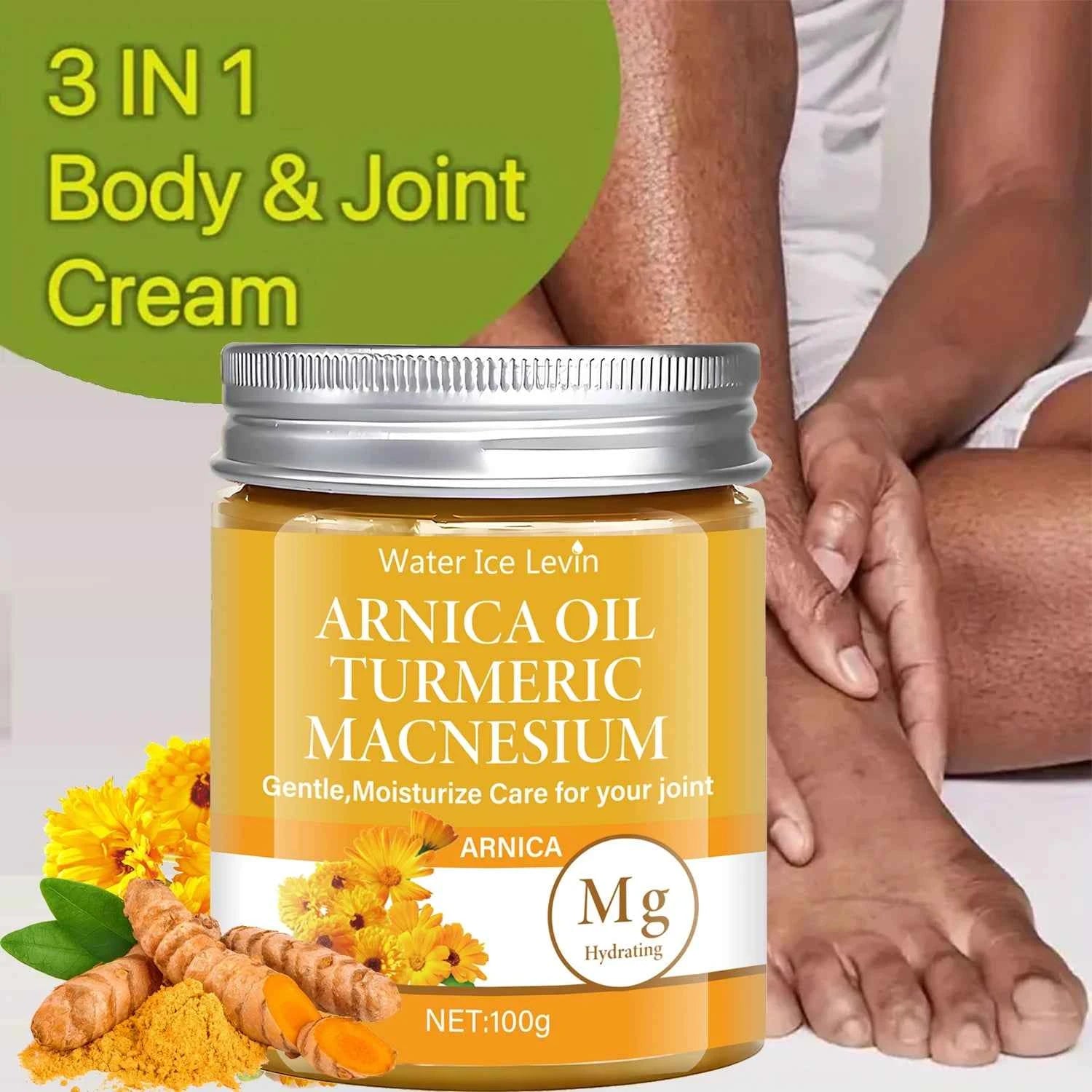 Arnica & Magnesium Joint Cream with Turmeric | Gentle Hydration for Daily Comfort | Winter Joint Care