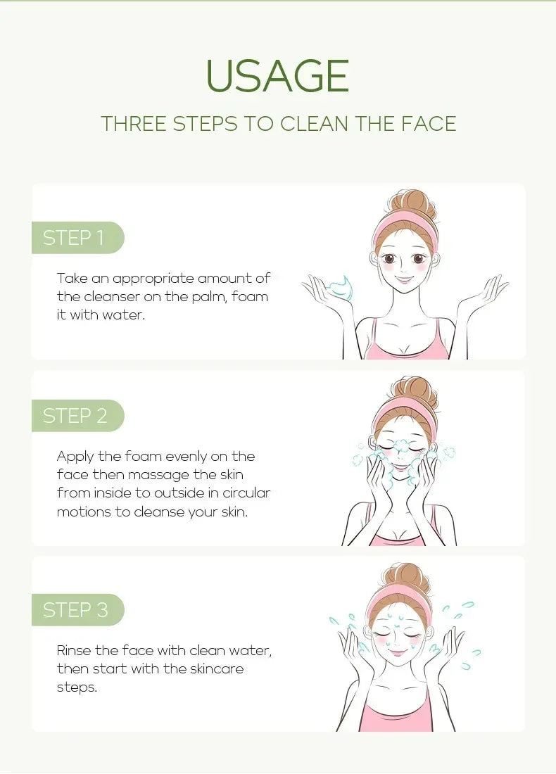 Vitamin C Facial Cleanser Skin Deep Cleansing Moisturizing Blackhead Removal skincare Face Wash Foam Face Cleanser Skin Care - My Vixen Vault