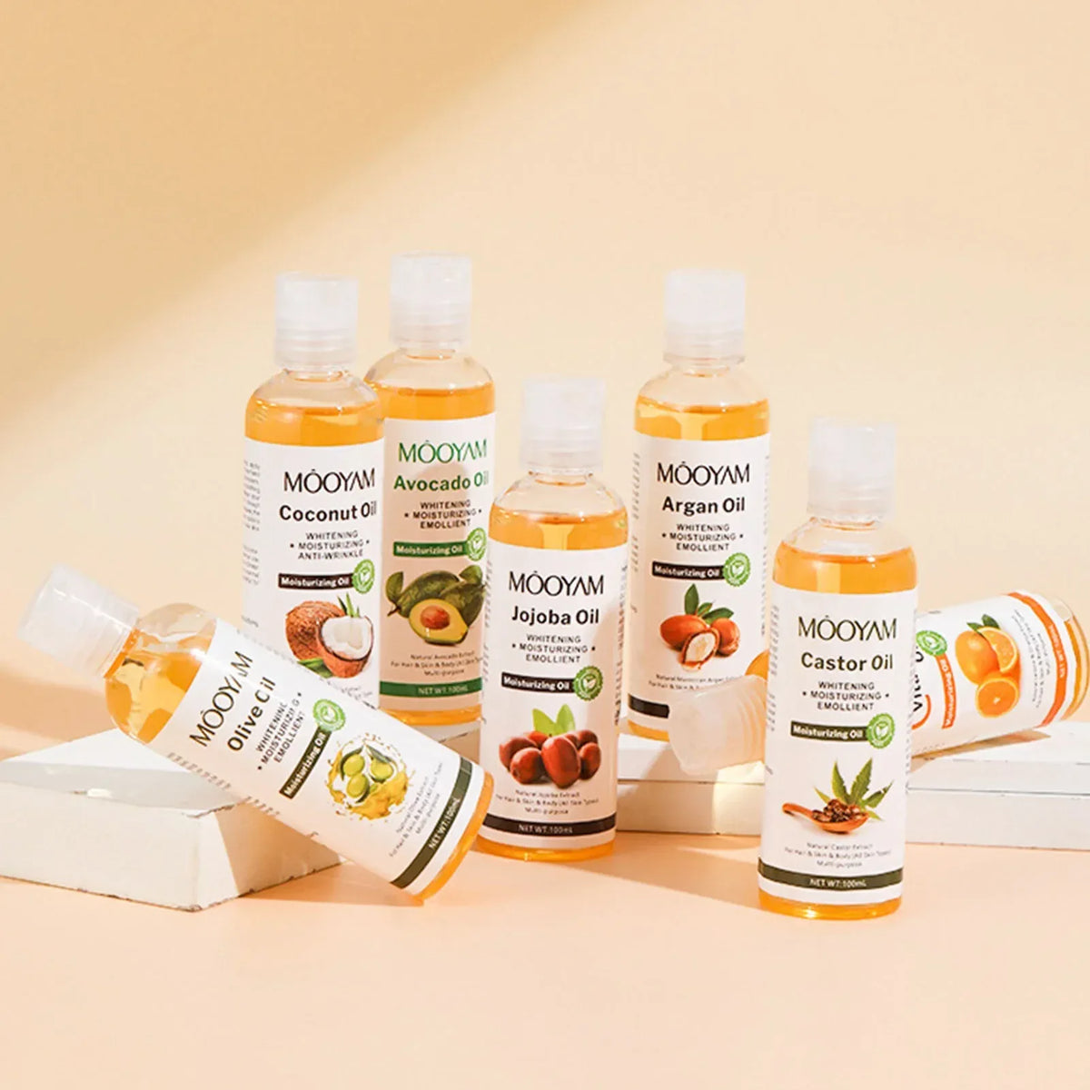Face Body Coconut Argan Jojoba Castor Avocado Massage Oil Shrink Pore Firming Skin Face Oil Deep Relaxate Skincare Body Oil - My Vixen Vault