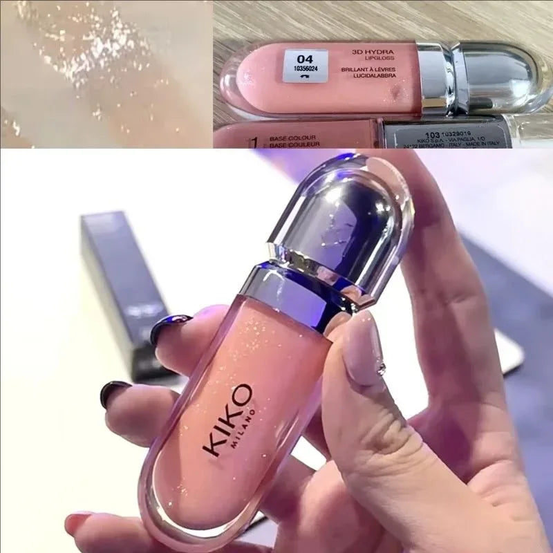 Hot Sales 3D Liquid Lip Glaze Transparent Lip Mirror Lipstick Nourishing Glossy Full Lips Not Fading Milk Tea Bean Paste Makeup - My Vixen Vault
